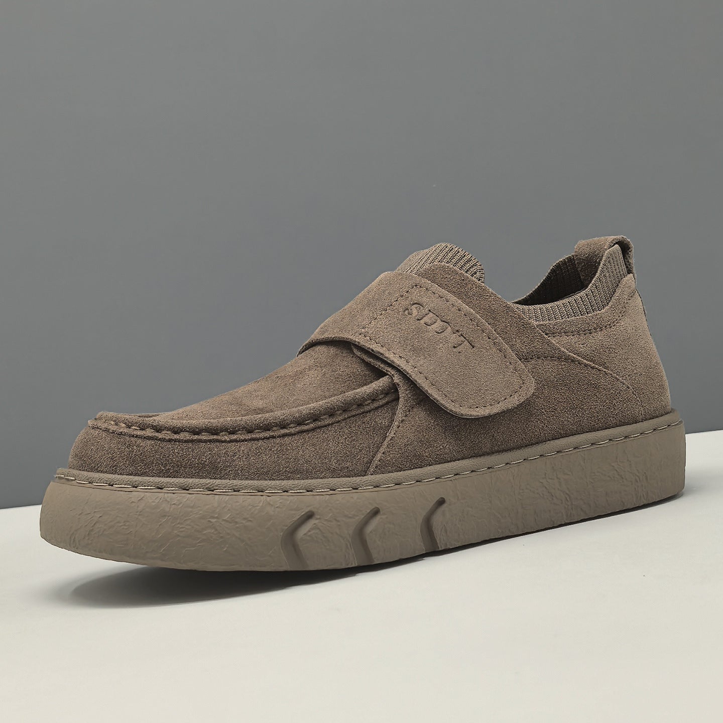 Men's Minimalist Suede Velcro Tape Casual Shoes-RAIIFY