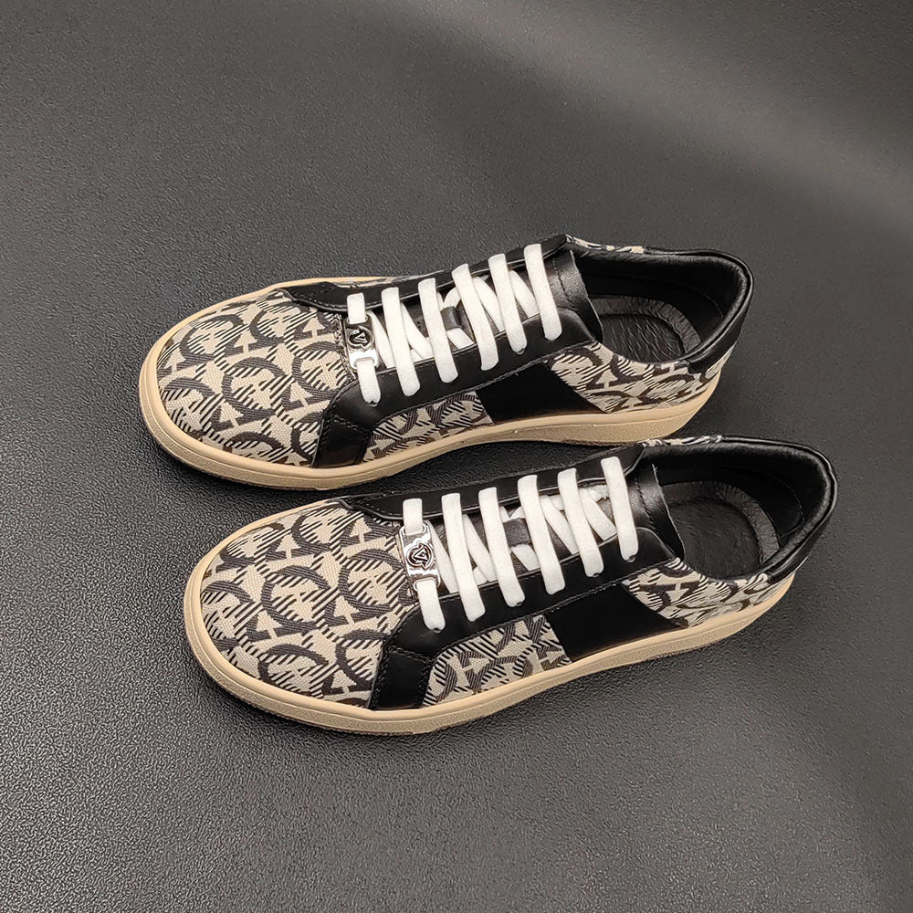Men Fashion Patchwork Stylish Flat Casual Shoes-RAIIFY
