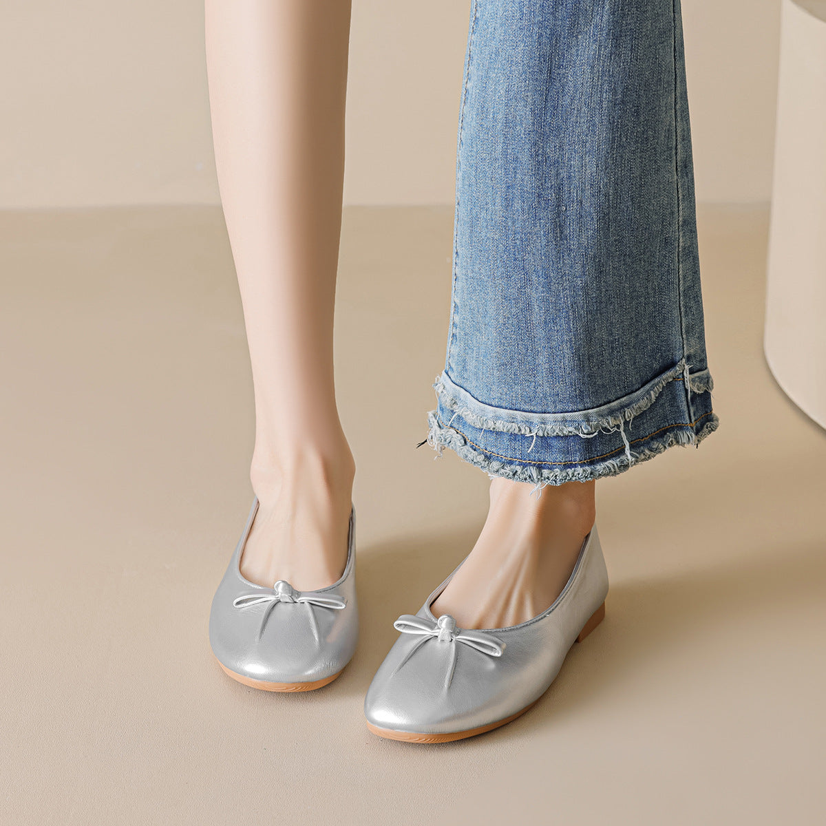 Women's Minimalism Slip-on Bowknot Soft Comfort Flats-RAIIFY