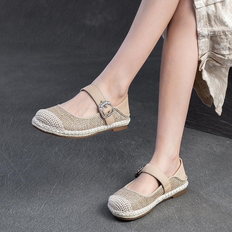 Women Minimalism Breathable Mesh Flat Casual Shoes-RAIIFY