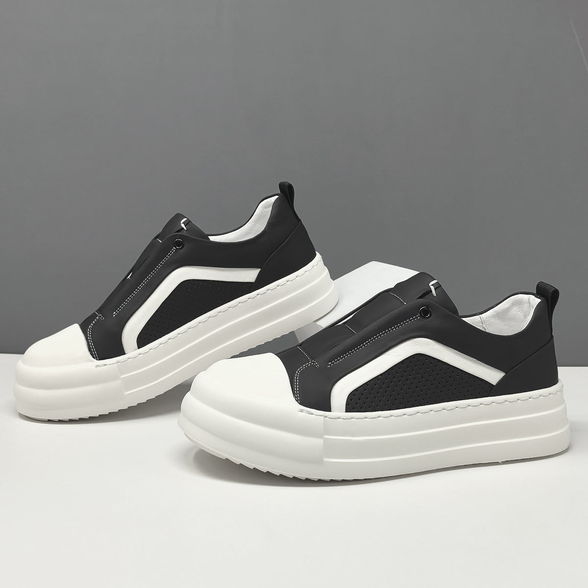 Men's Minimalist Genuine Leather Casual Shoes-RAIIFY