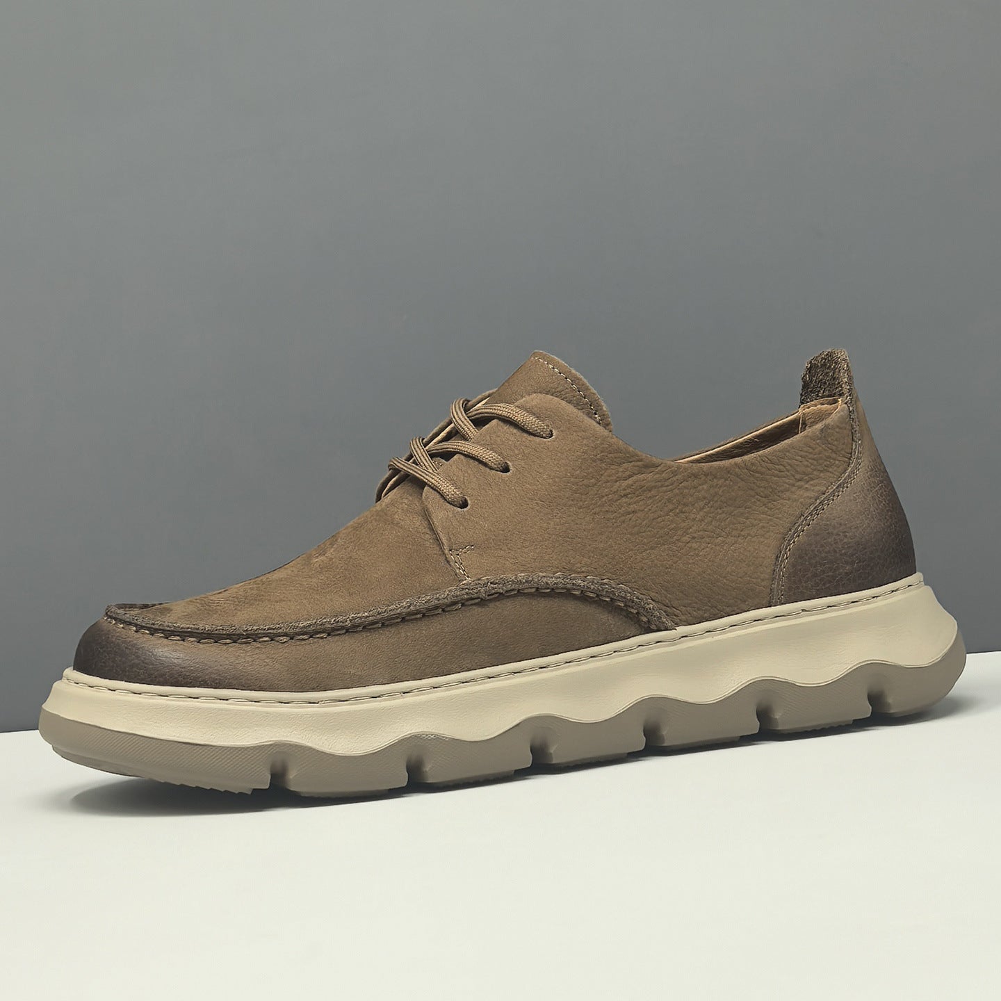 Men's Breathable Genuine Leather Retro Casual Shoes-RAIIFY