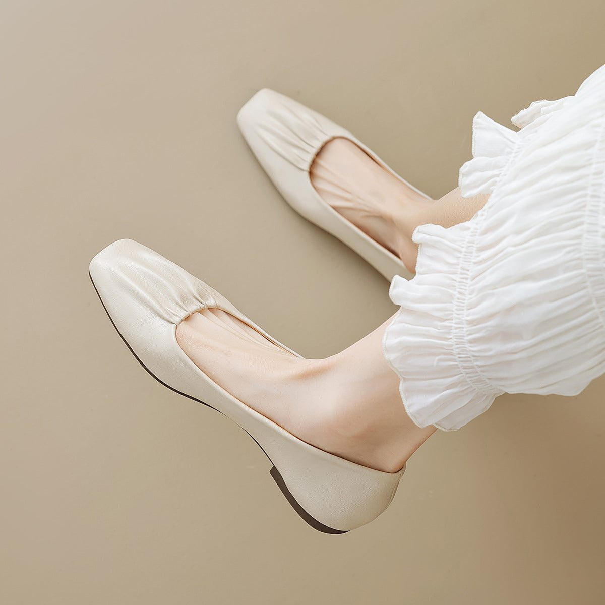 Women Casual Fashion Square Toe Soft Flats-RAIIFY