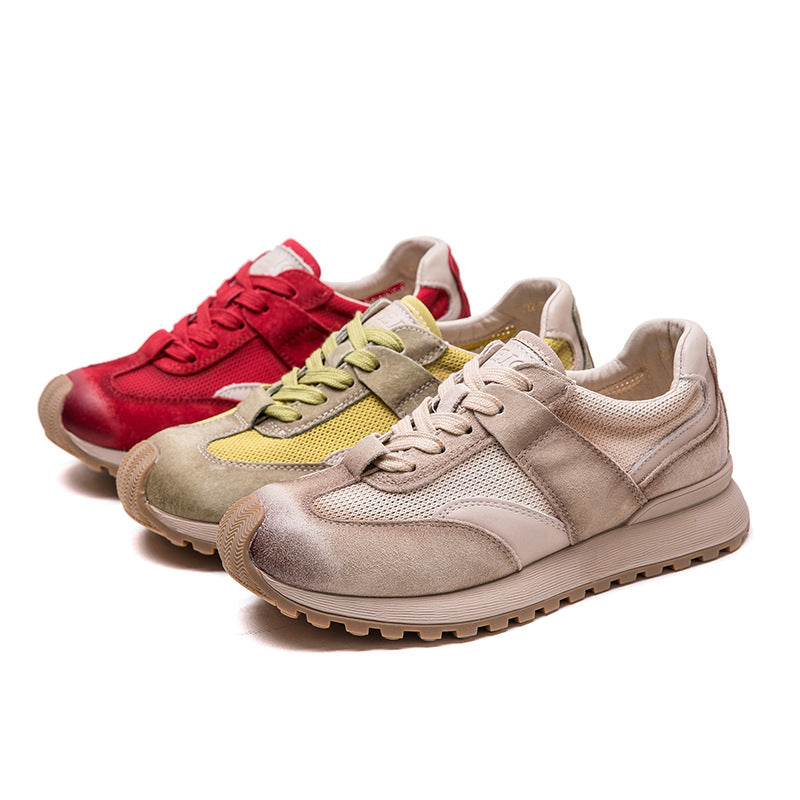 Women Color Matching Patchwork Casual Training Sneakers-RAIIFY