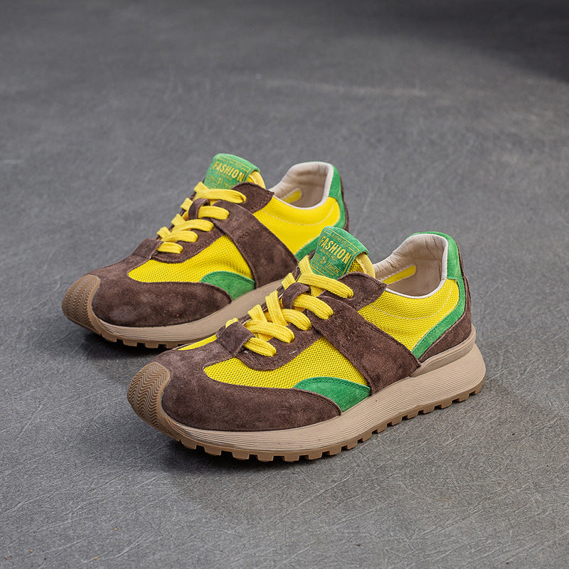 Women Color Matching Patchwork Casual Training Sneakers-RAIIFY