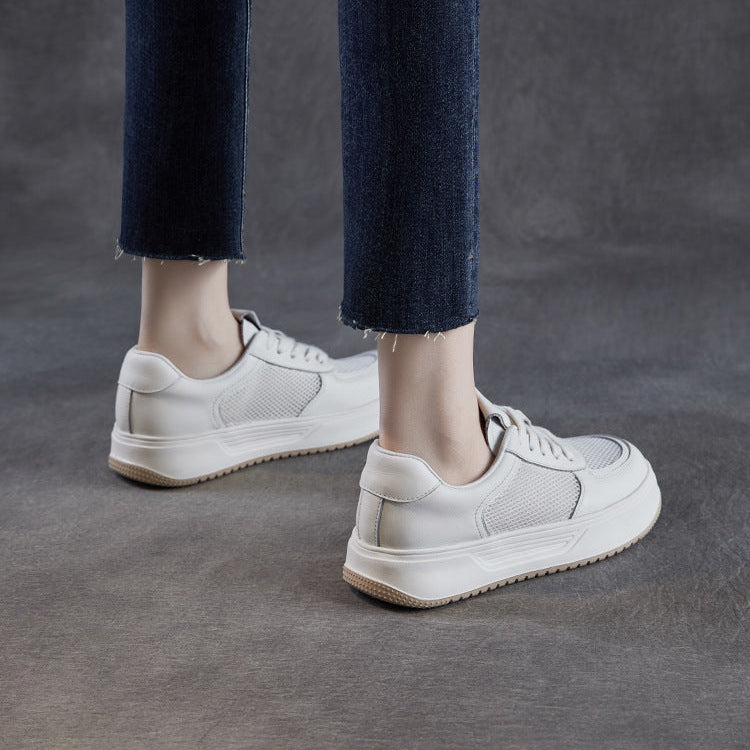 Women Minimalism Fashion Breathable Mesh Flat Sneakers-RAIIFY