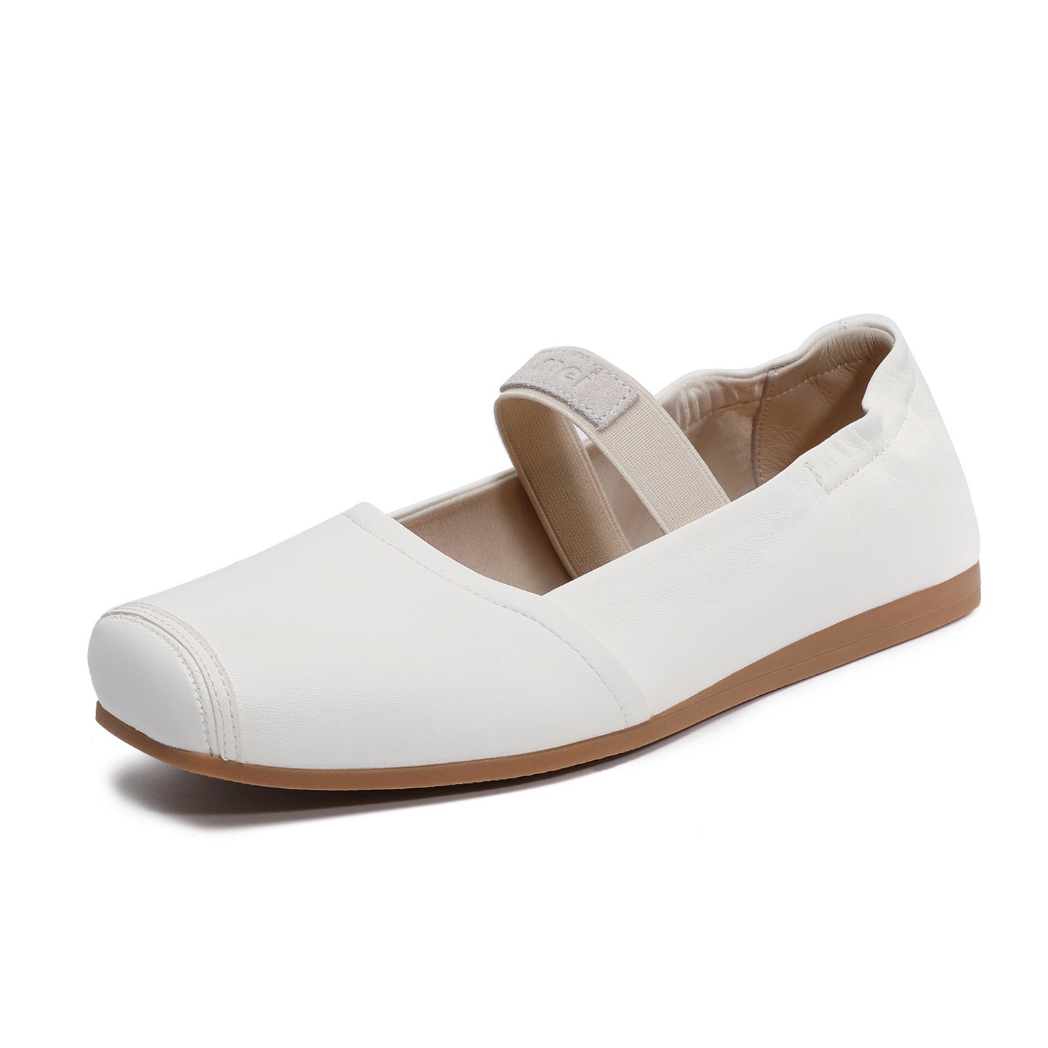 Women's Sustainable Genuine Leather Vintage Flat Shoes-RAIIFY