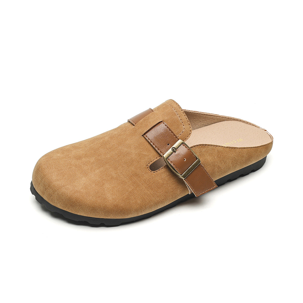 Women Retro Soft Leather Flat Mules-RAIIFY