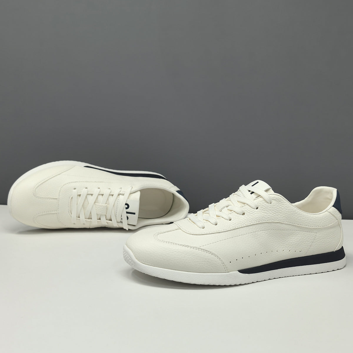 Men's Fashion Quilted Leather Chic Flat Casual Shoes-RAIIFY