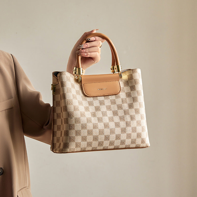 Women Fashion Embossed Canvas Casual Tote Bag-RAIIFY