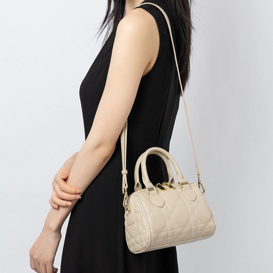 Women's Fashion Quilted Leather Crossbody Bag-RAIIFY