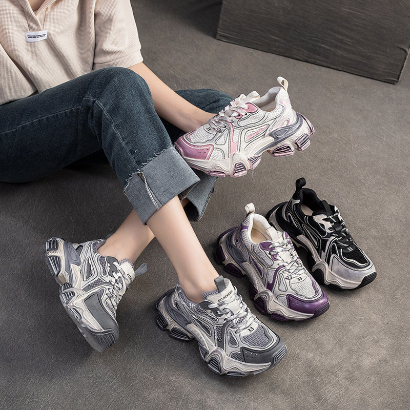 Women's Breathable Comfort Casual Platform Sneakers-RAIIFY