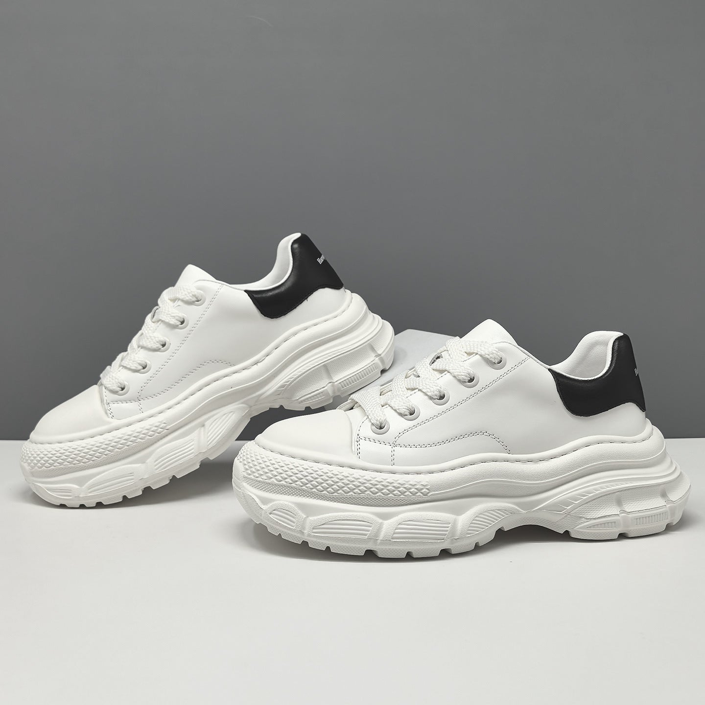 Men's Fashion Leather Casual Sneakers-RAIIFY