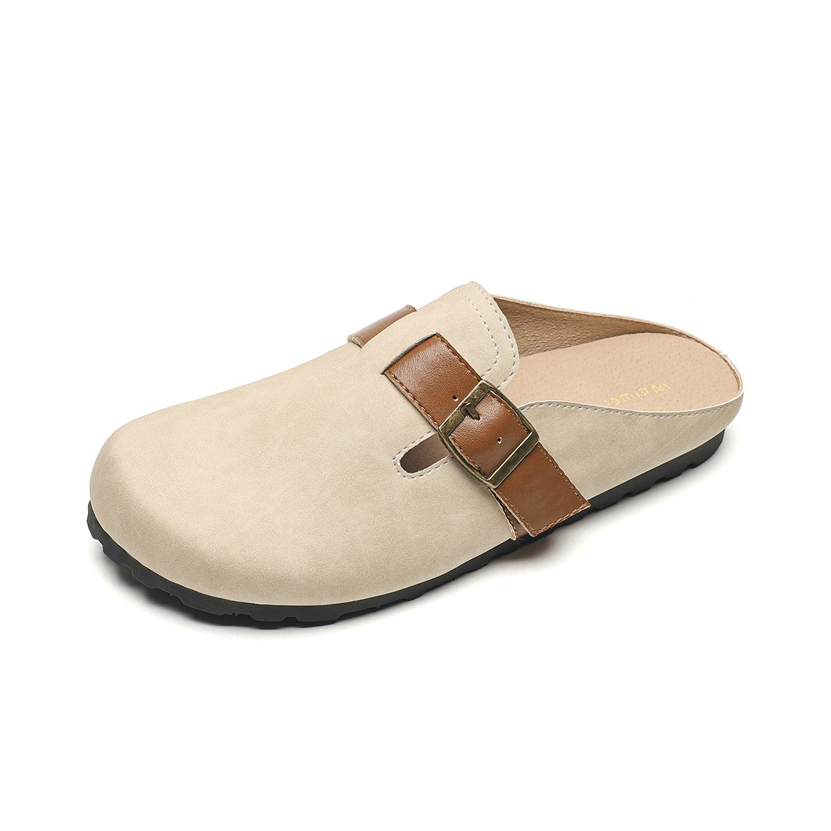 Women Retro Soft Leather Flat Mules-RAIIFY