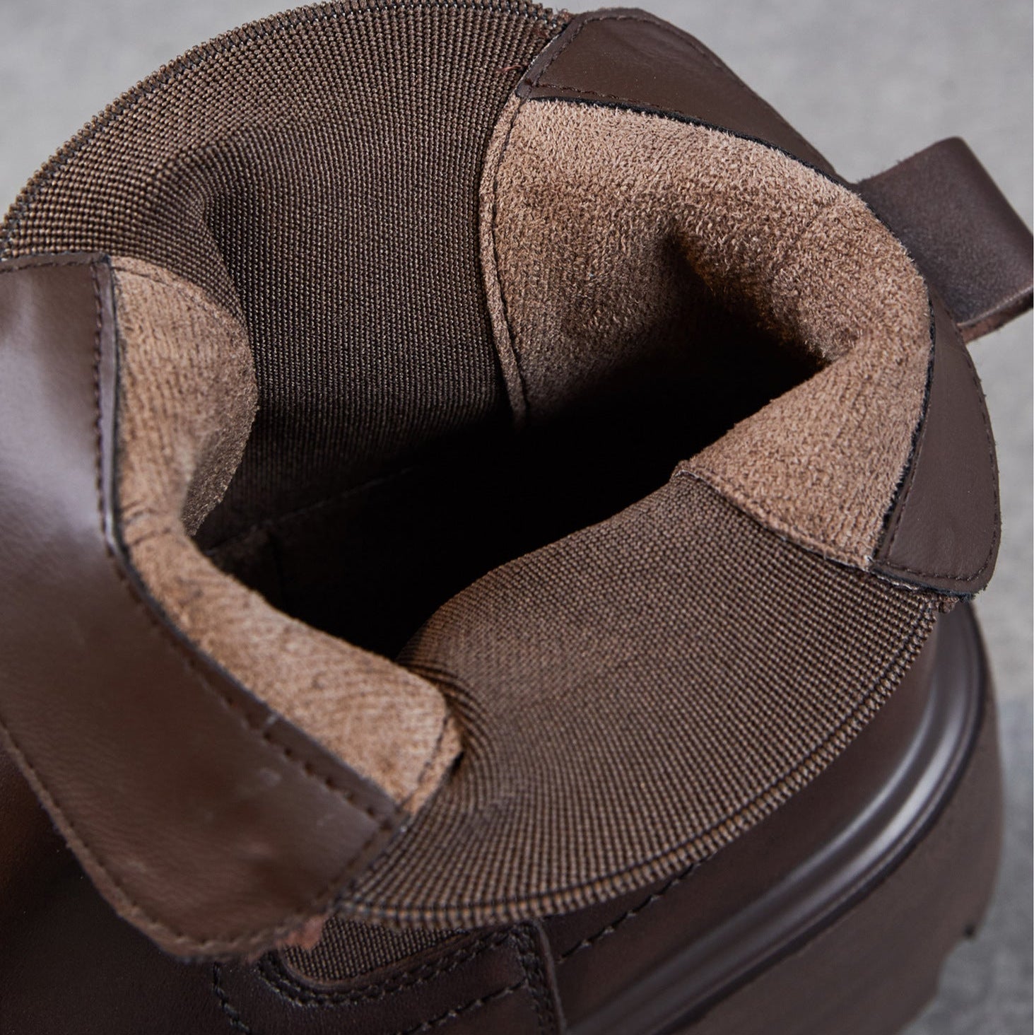 Women's Retro Leather Slip-on Platform Ankle Boots-RAIIFY