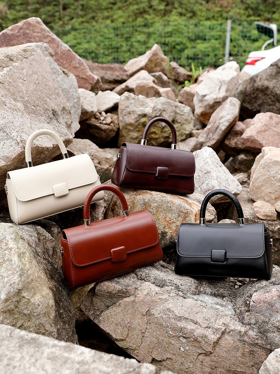 Women's Fashion Genuine Leather Mini Crossbody Bag-RAIIFY