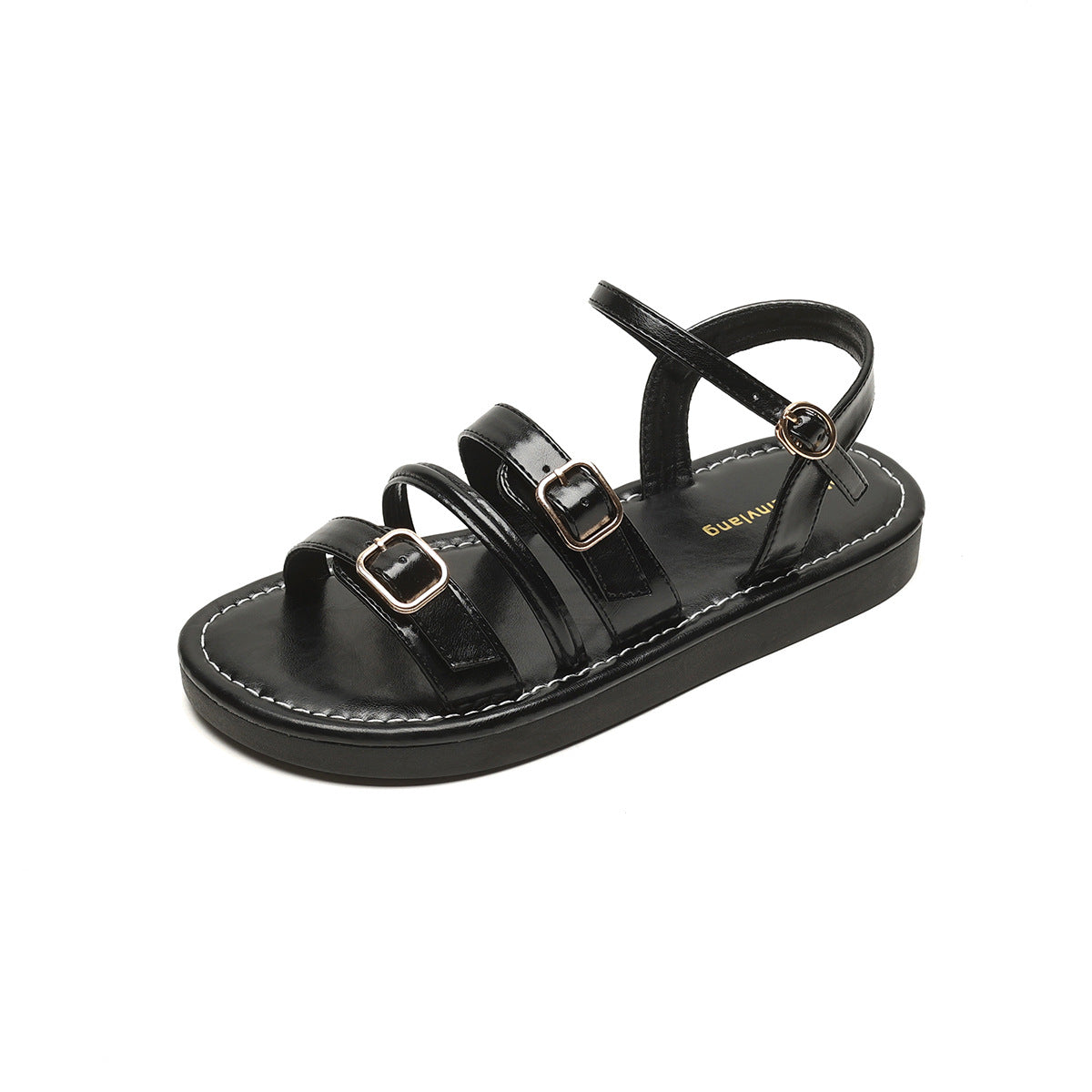Women Retro Casual Leather Summer Sandals-RAIIFY