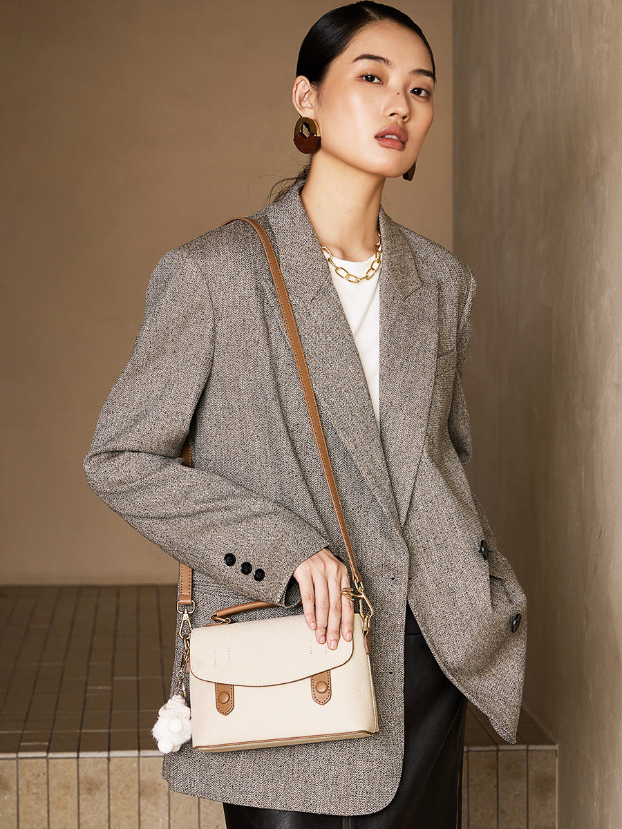 Women’s Fashion Cute Leather Satchel Bag-RAIIFY