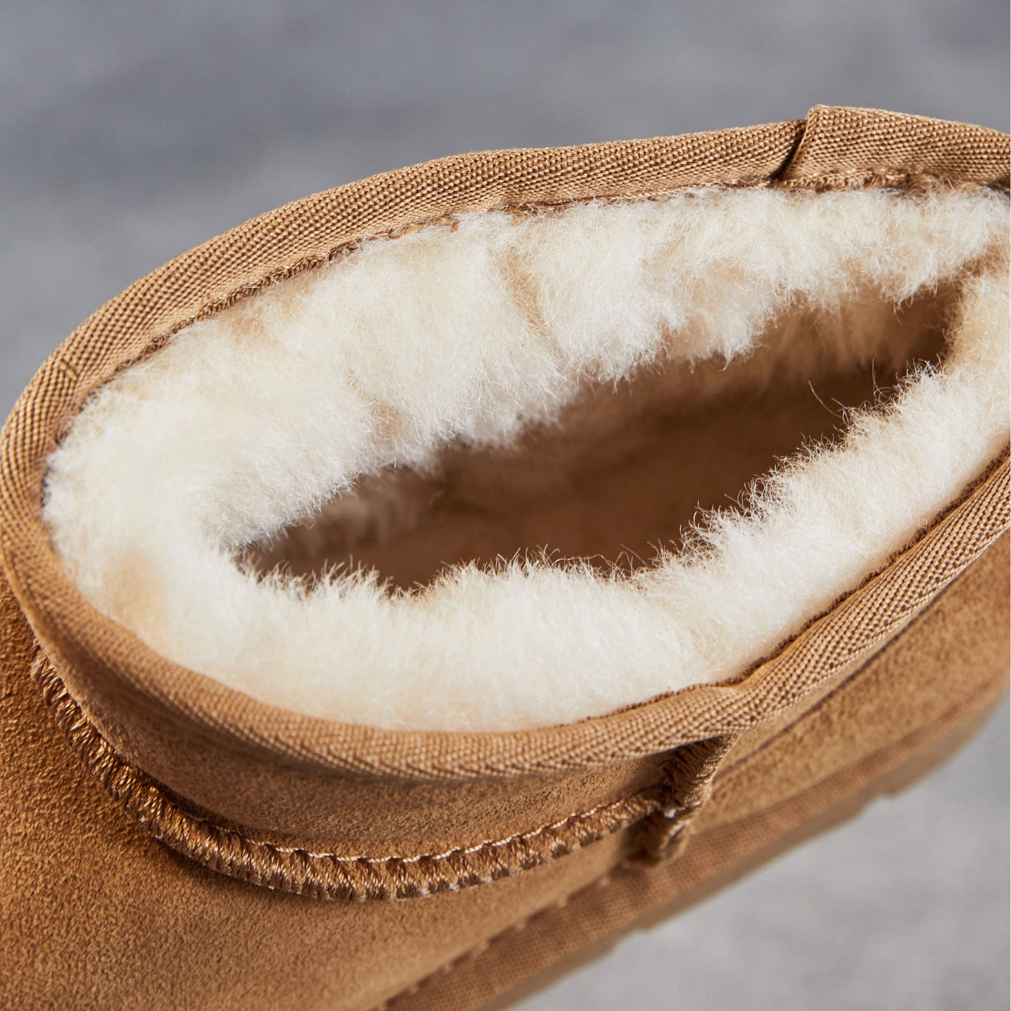 Women's Retro Plain Suede Furred Ankle Boots-RAIIFY