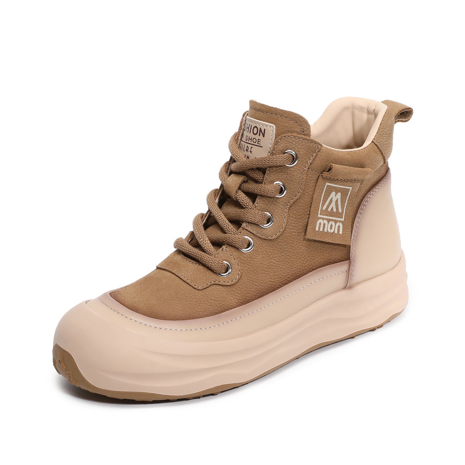 Women's Retro Leather Platform Martin Ankle Boots-RAIIFY