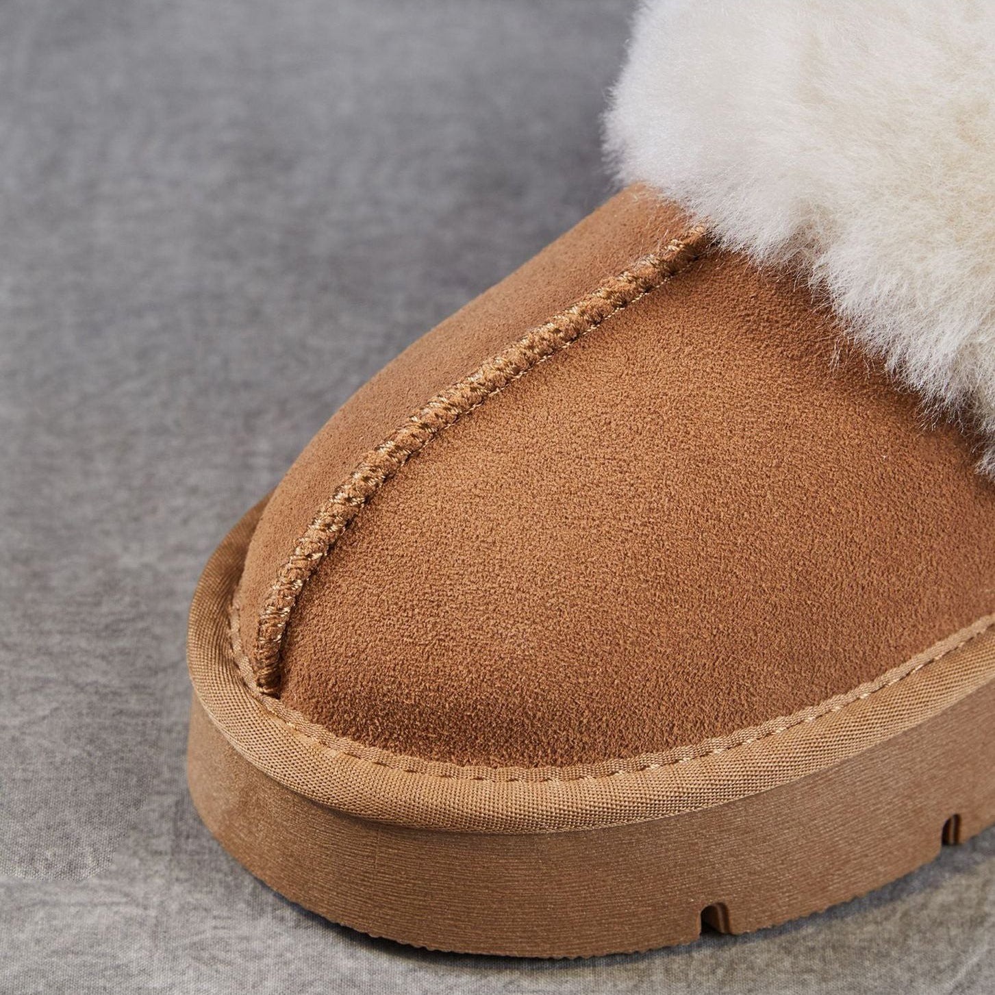 Women's Retro Casual Winter Furred Slipper-RAIIFY
