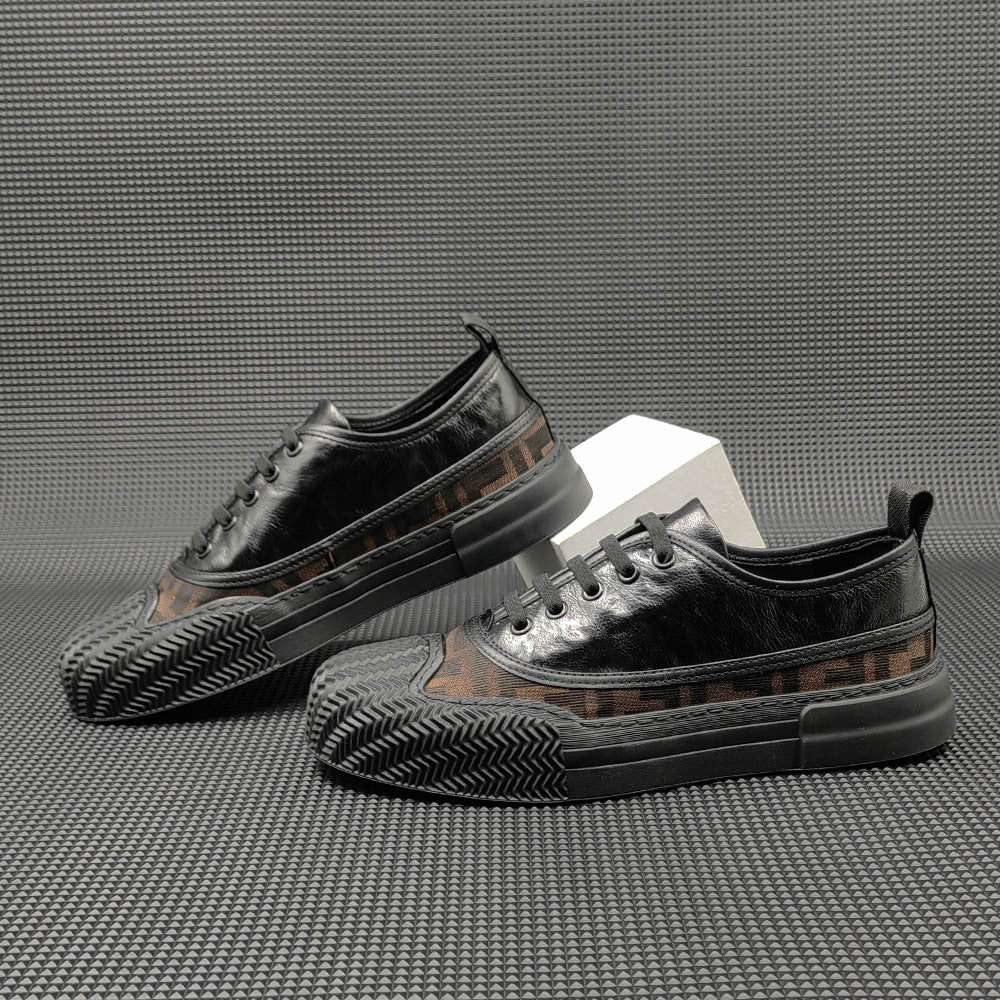 Men Minimalist Breathable Leather Flat Casual Shoes-RAIIFY