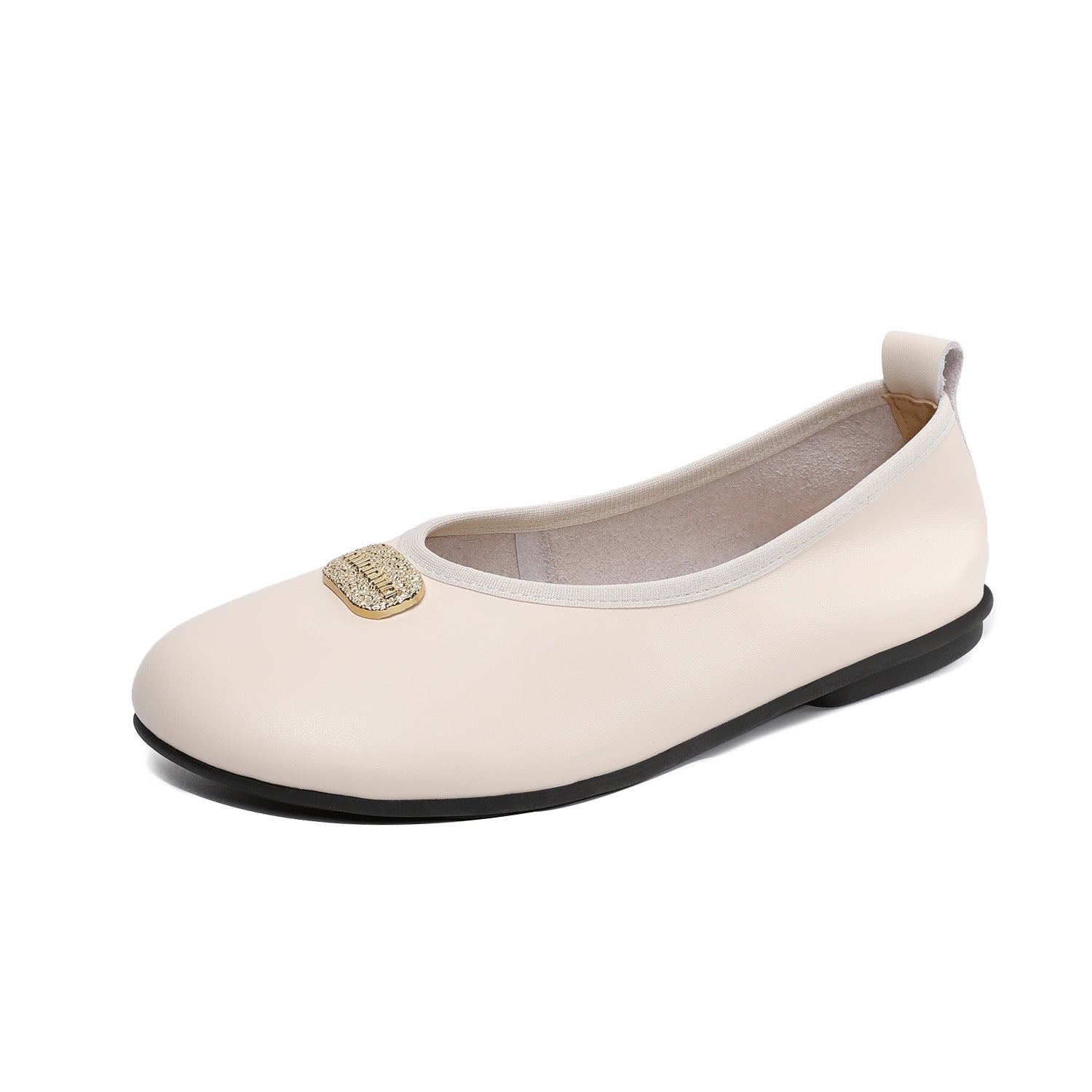 Women's Minimalism Leather Casual Slip-on Flats-RAIIFY