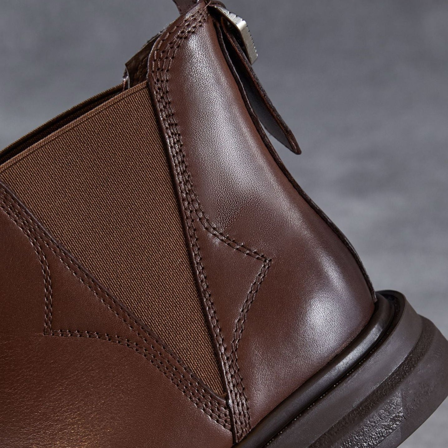 Women's Vintage Leather Slip-on Ankle Boots-RAIIFY