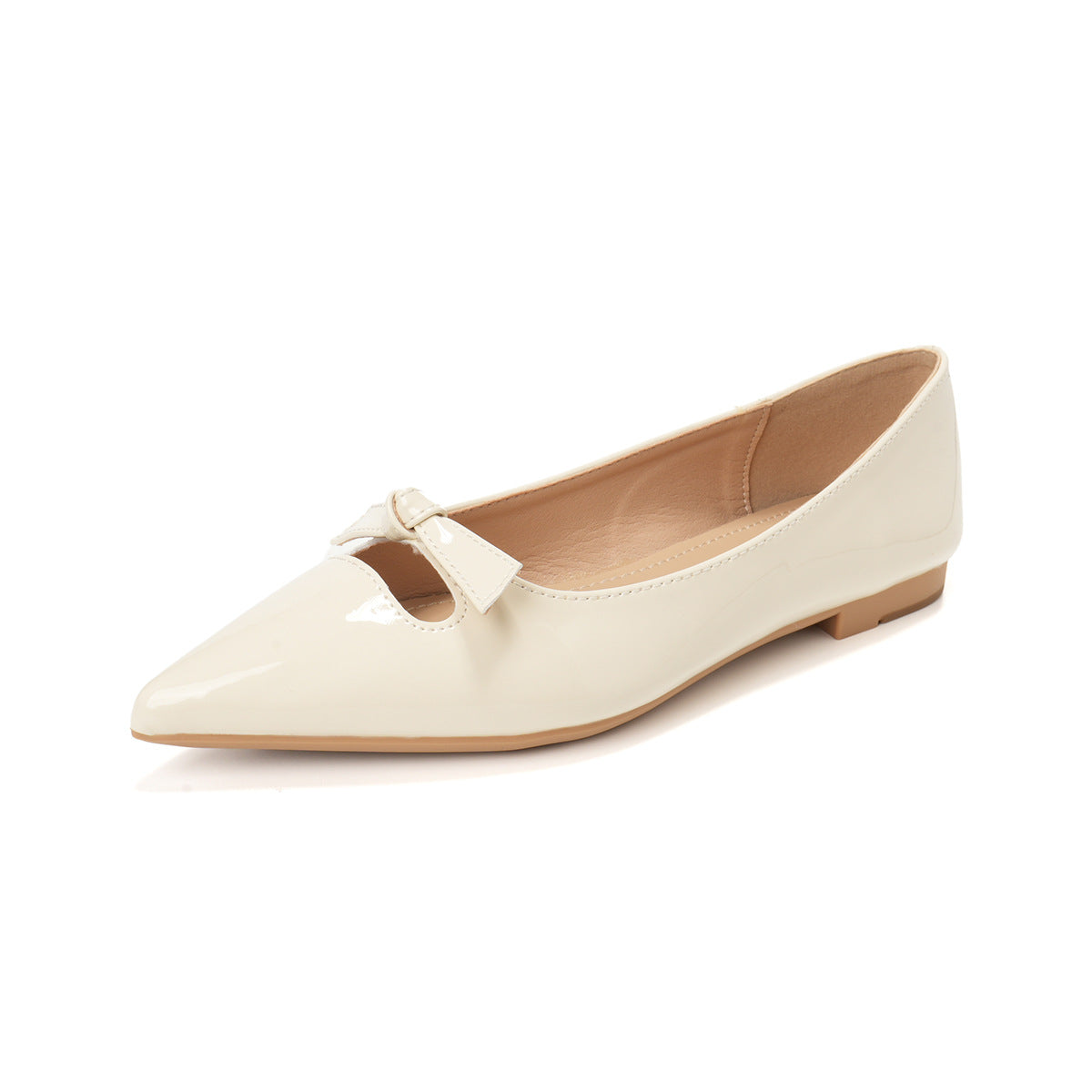 Women's Fairy Butterfly Knot Slip-On Comfort Pointed Toe Flats-RAIIFY