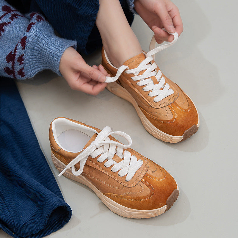 Women's Durable Genuine Leather Casual Shoes-RAIIFY