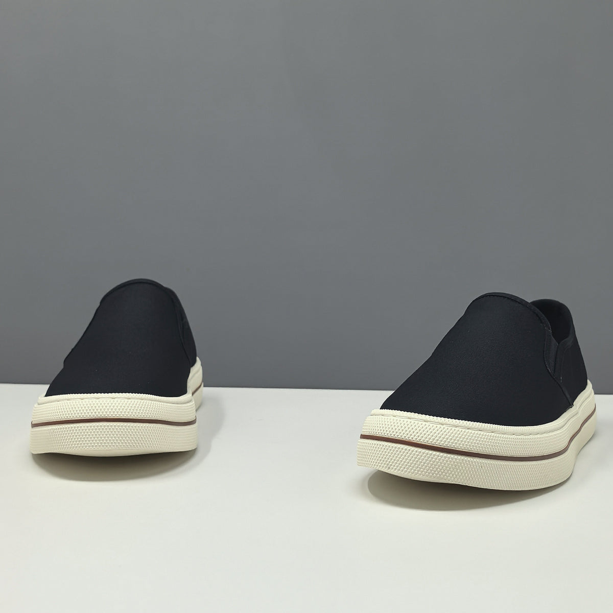 Men's Minimalist Breathable Canvas Flat Casual Loafers-RAIIFY