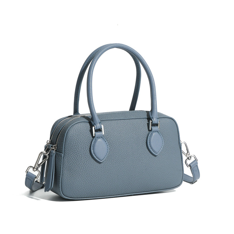 Women's Fashion Leather Mini Boston Bag-RAIIFY