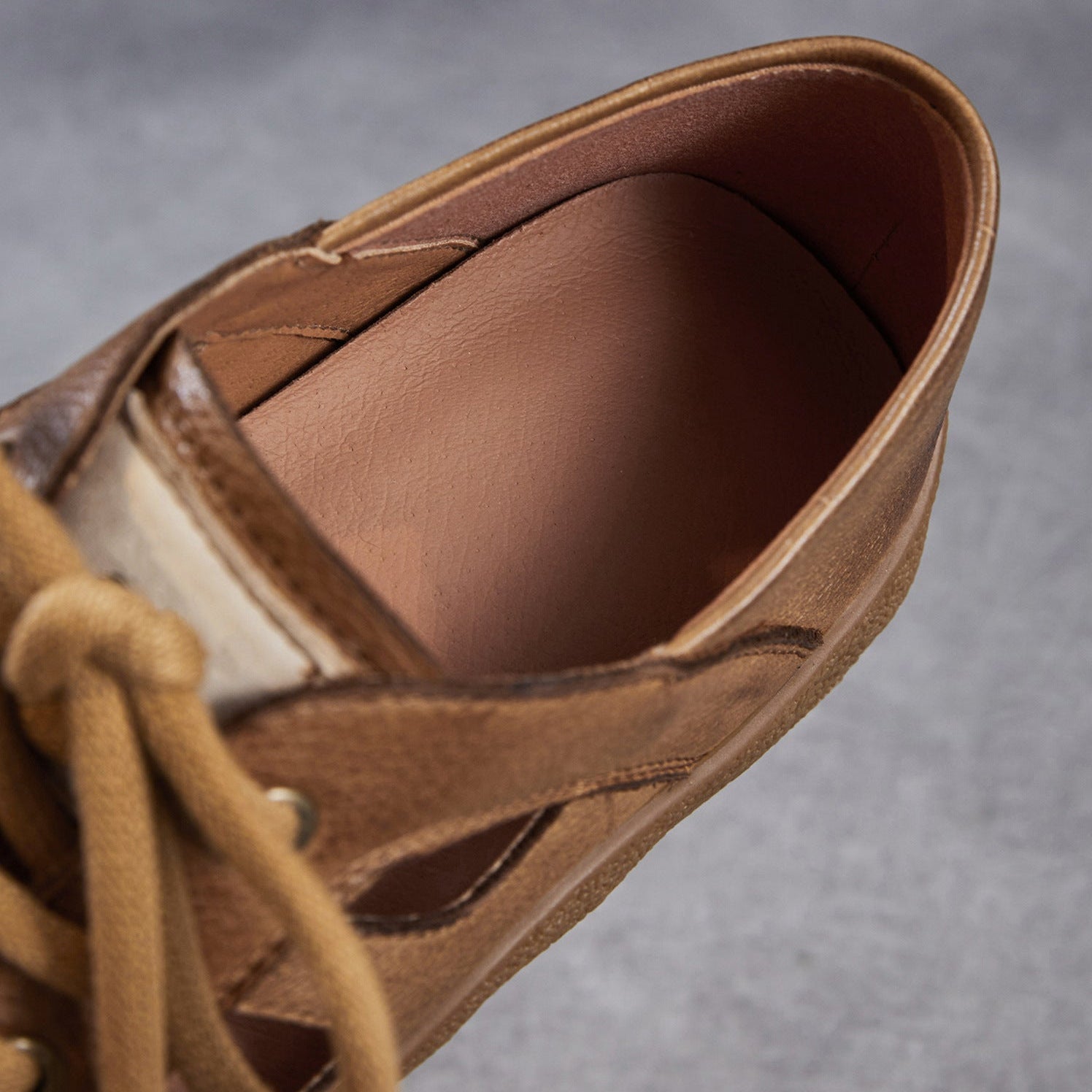 Women's Genuine Leather Retro Hollow-Out Lace-Up Casual Sandals-RAIIFY