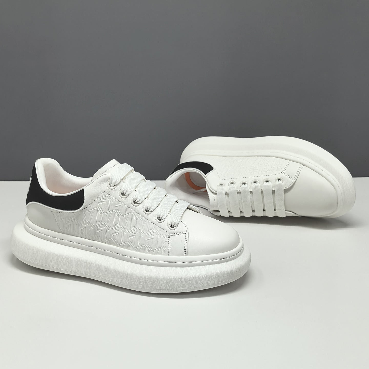 Men's Fashion Leather Casual Sneakers-RAIIFY