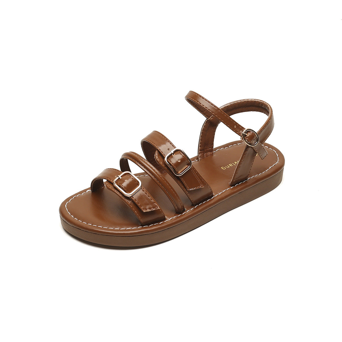 Women Retro Casual Leather Summer Sandals-RAIIFY