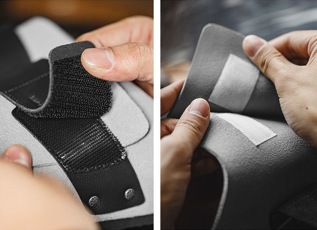 Men's Fashion Suede Lightweight Wooden Casual Slides-RAIIFY