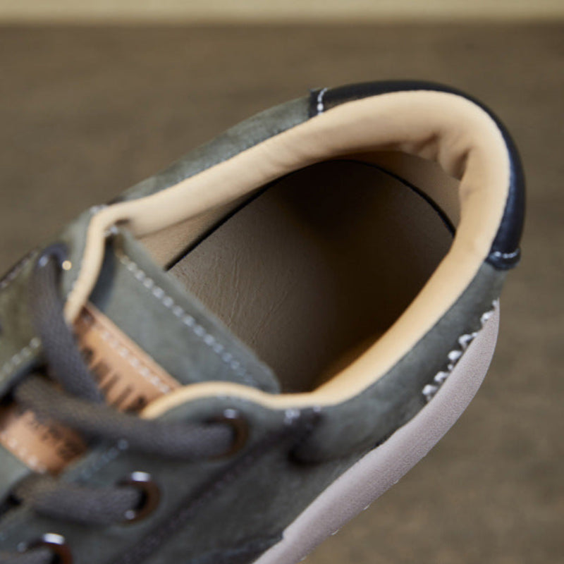 Women Fashion Quilted Plain Leather Flat Casual Shoes-RAIIFY