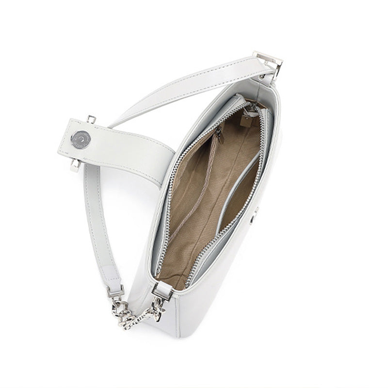 Women Stylish Leather Chian Strap Shoulder Bag-RAIIFY