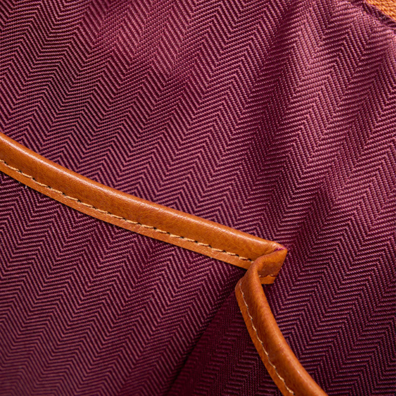 Women's Plain Leather Large Capacity Shoulder Tote Bag-RAIIFY