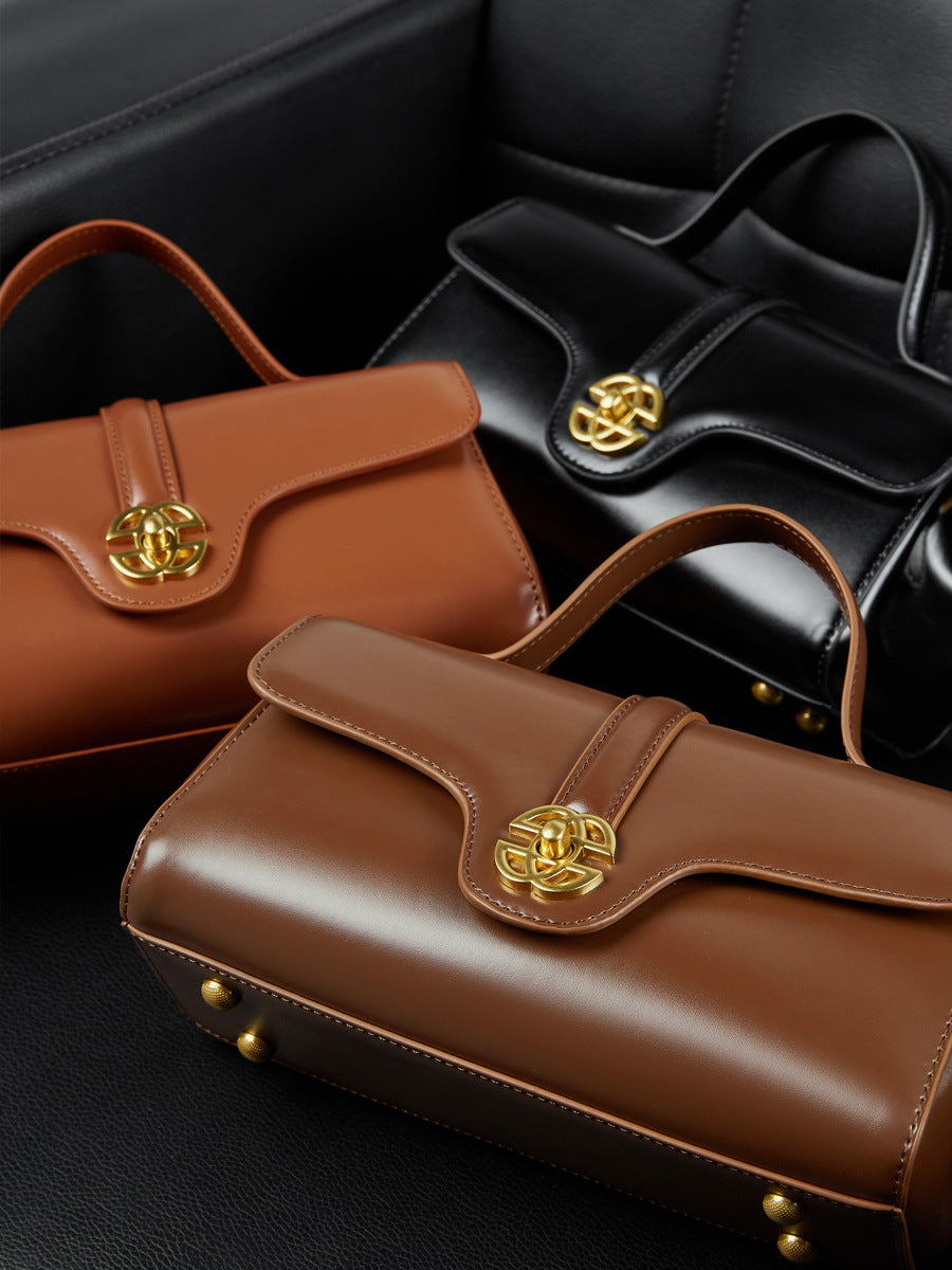 Women’s Genuine Leather Retro Crossbody Bag-RAIIFY