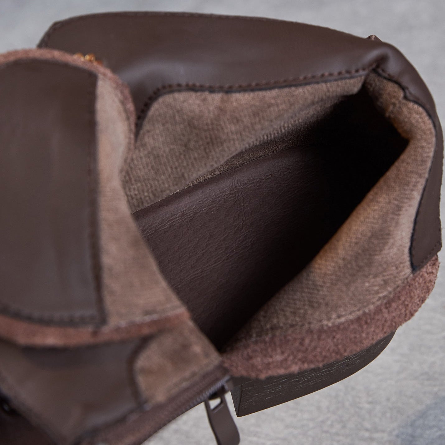 Women's Plain Quilted Leather Casual Ankle Boots-RAIIFY