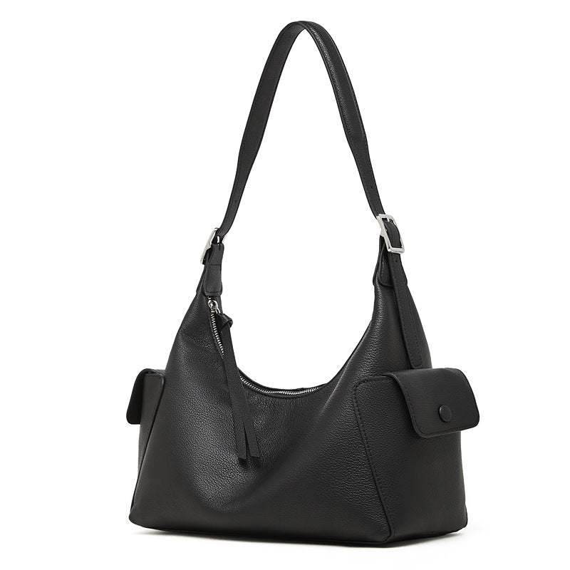 Women's Fashion Leather Hobo Shoulder Crossbody Bag-RAIIFY