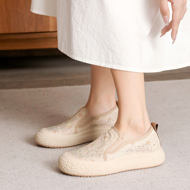 Women Summer Breathable Casual Flats Shoes-RAIIFY
