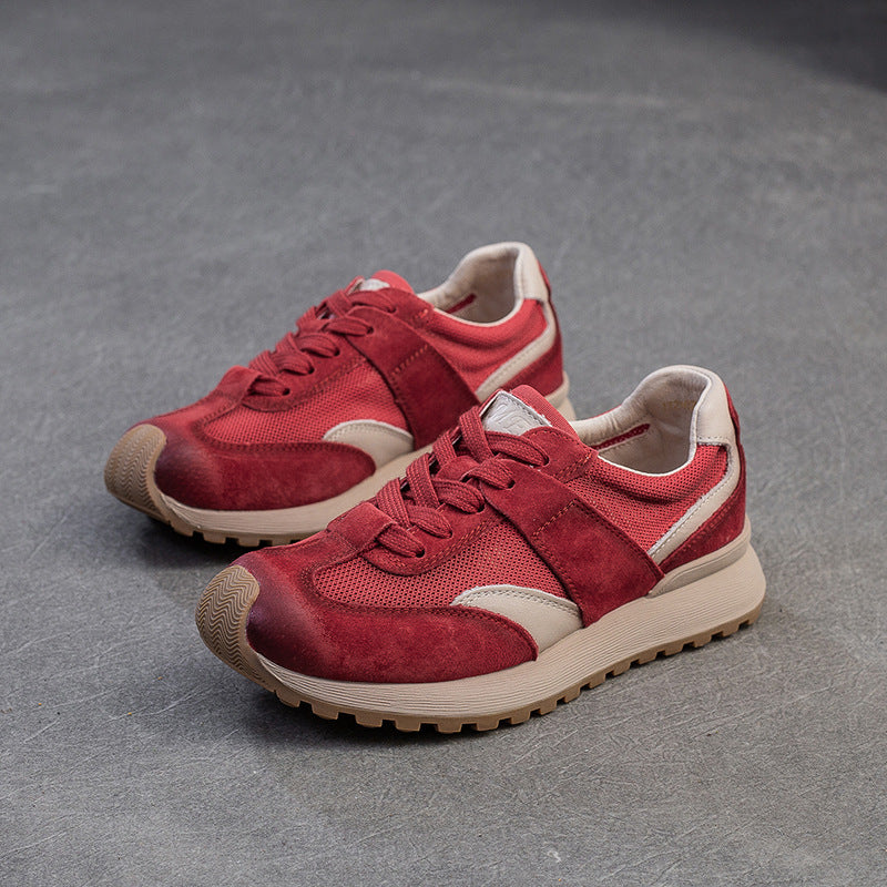 Women Color Matching Patchwork Casual Training Sneakers-RAIIFY