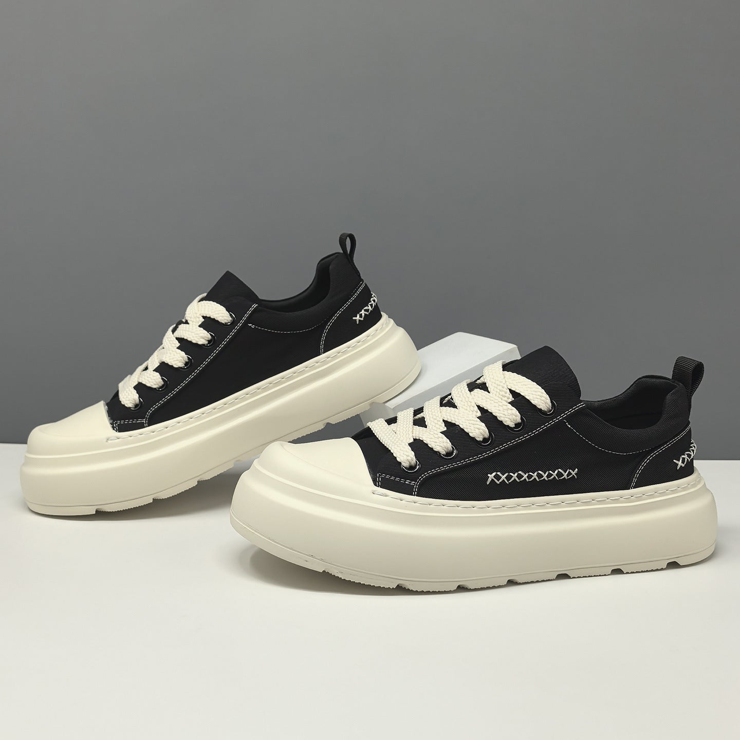 Men's Versatile Stylish Canvas Thick Soled Casual Shoes-RAIIFY