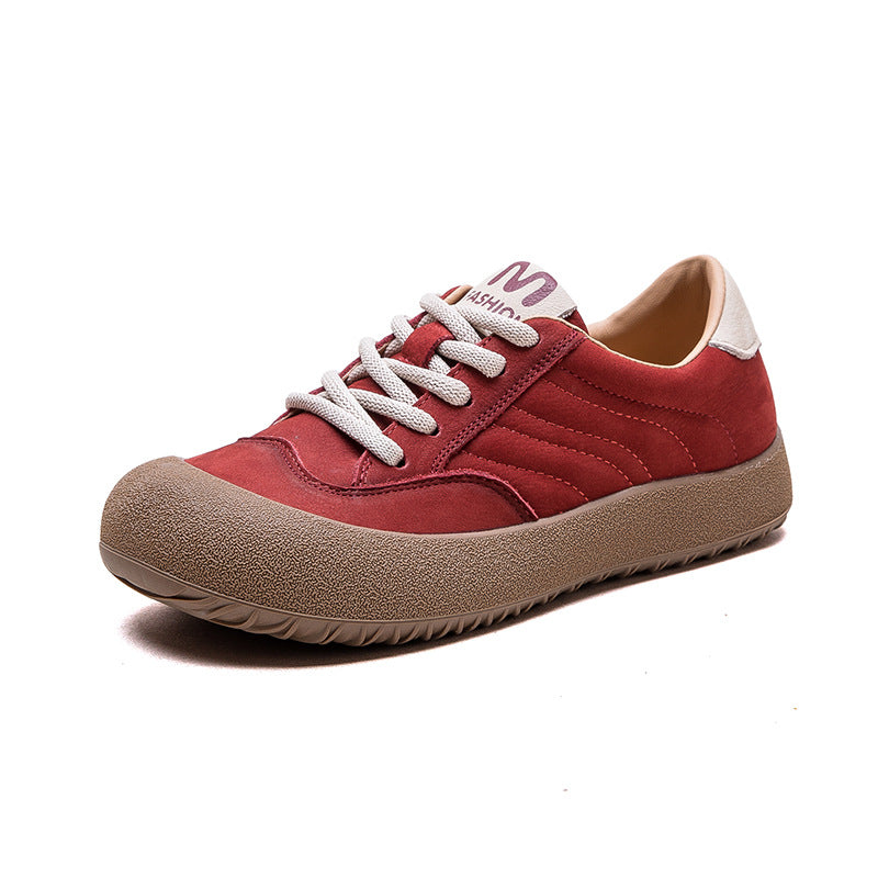 Women's Leather Casual Casual Sneakers Comfort Shoes-RAIIFY