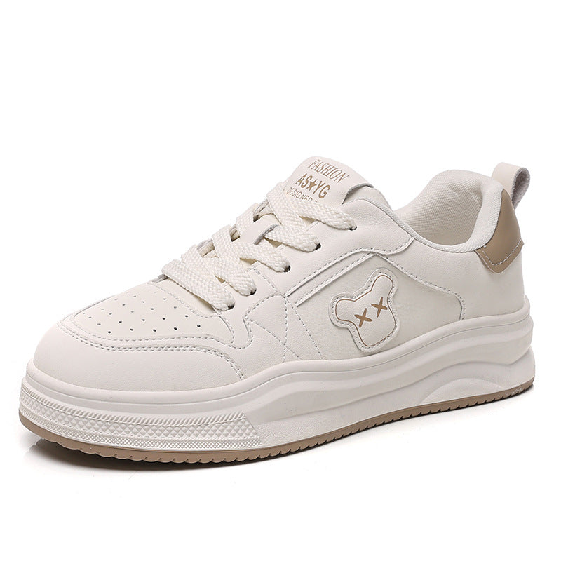 Women's Stylish Quilted Leather Flat Casual Sneakers-RAIIFY