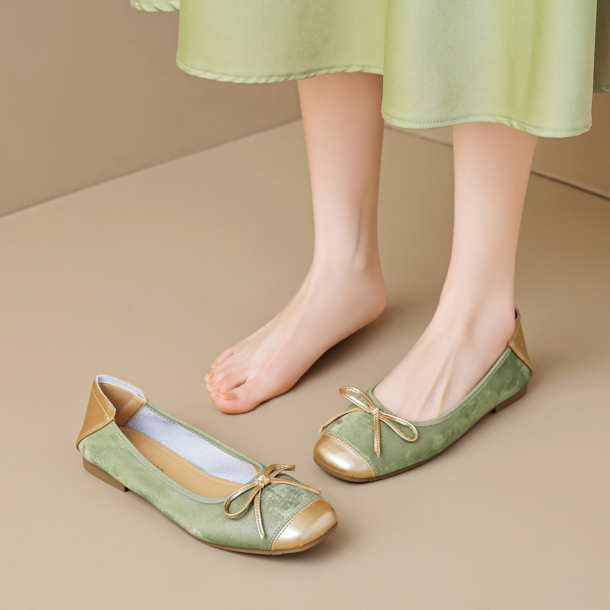 Women's Fashion Bowknot Comfort Soft Casual Flats-RAIIFY