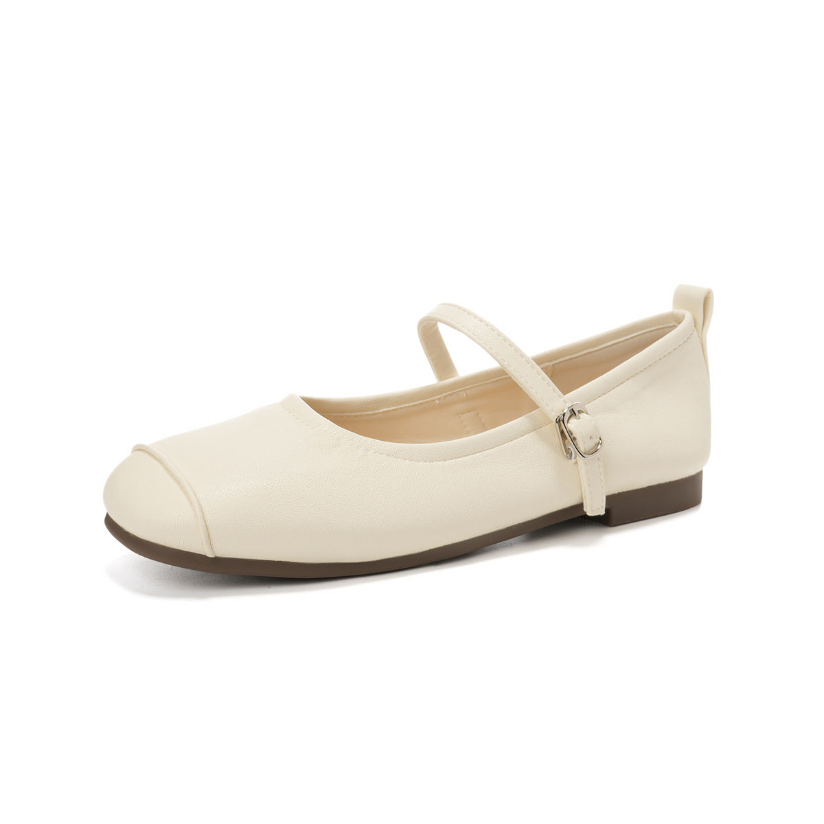 Women's Minimalism Fashion Soft Buckle Mary Jane Flats-RAIIFY