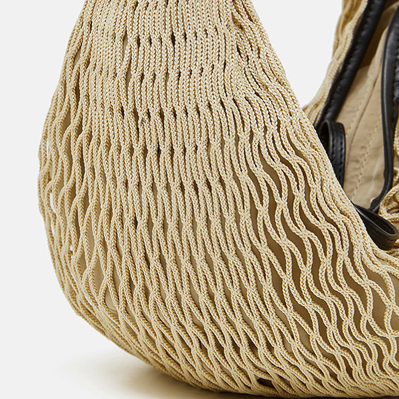 Women's Fashion Handmade Cotton Linen Plaited Shoulder Bag-RAIIFY